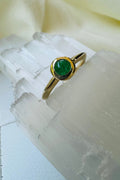 Emerald Basel Solitaire Ring