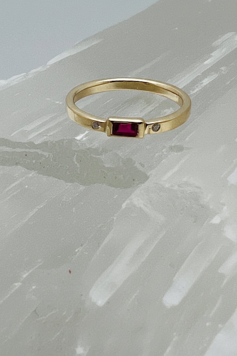 Ruby Diamond Ring