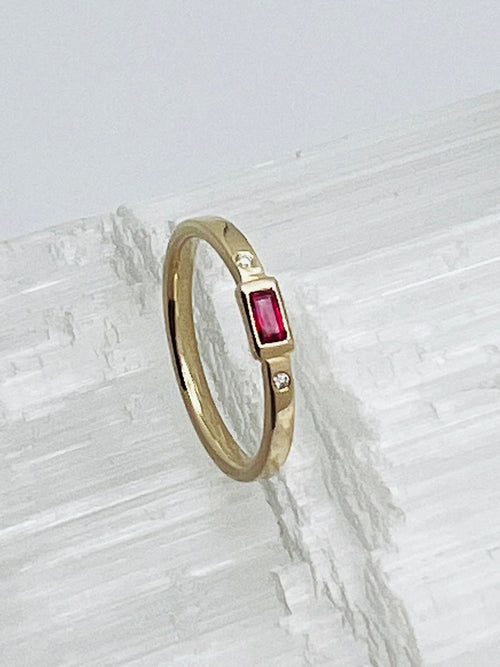 Ruby Diamond Ring