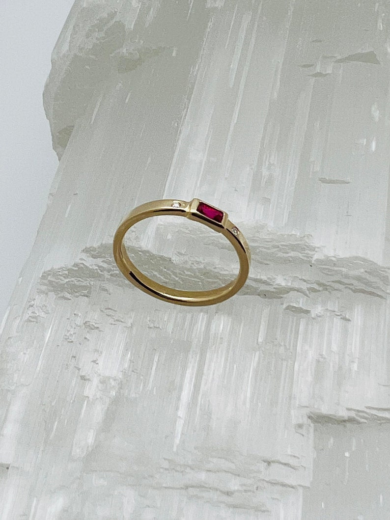 Ruby Diamond Ring
